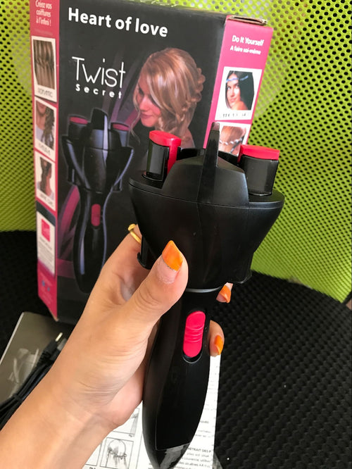 Outil électrique USB automatique pour tresser et torsader les cheveux