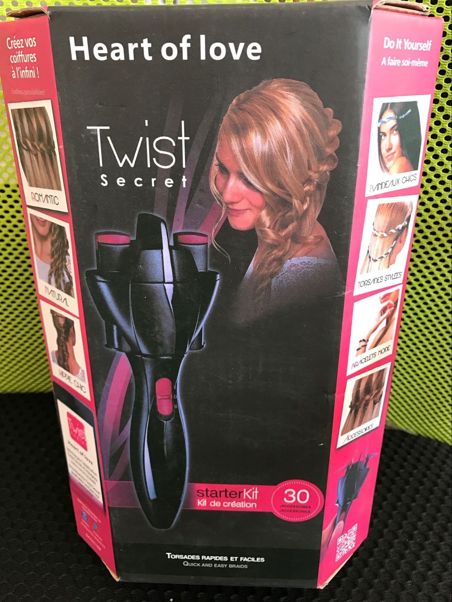 Outil électrique USB automatique pour tresser et torsader les cheveux