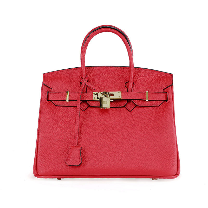 Sac Platinum en Cuir de Vachette de Première Couche pour Femme