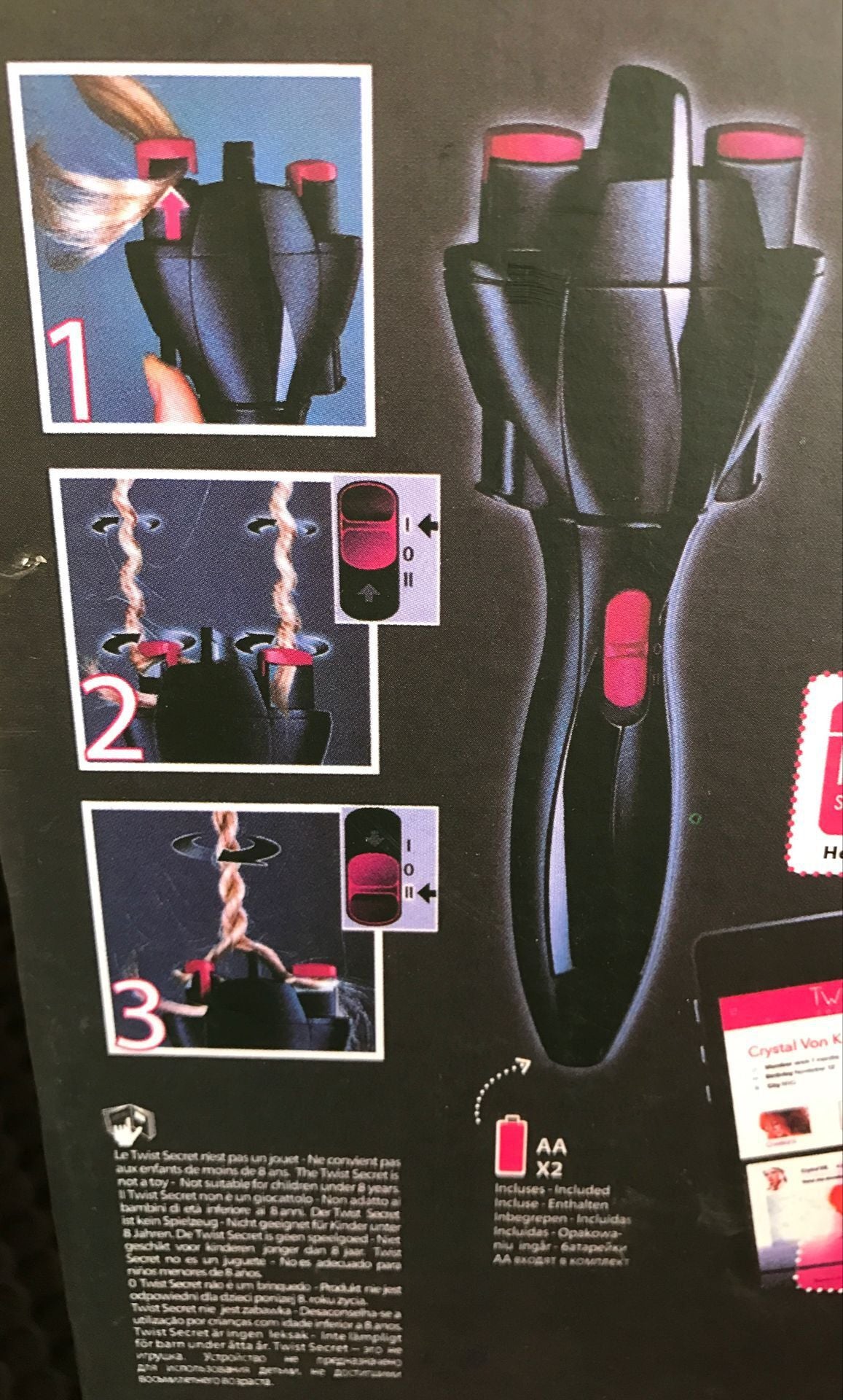 Outil électrique USB automatique pour tresser et torsader les cheveux