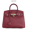 Sac Platinum en Cuir de Vachette de Première Couche pour Femme