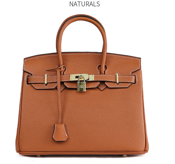 Sac Platinum en Cuir de Vachette de Première Couche pour Femme